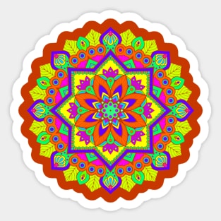 Mandala Art Sticker